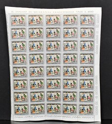 Vatikan, Partie von etwa 4000 postfr. und gest. Werten der 60er Jahre ...