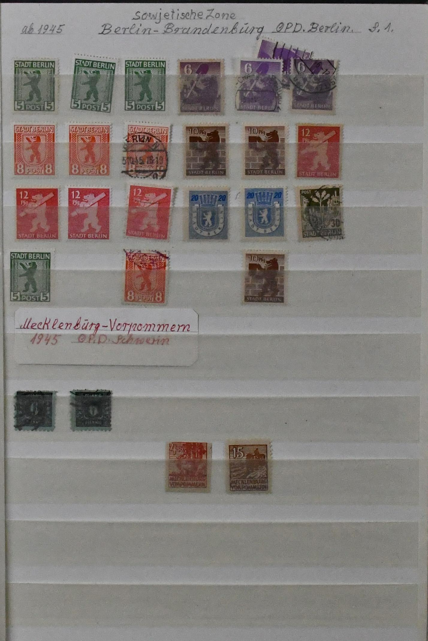 SBZ/DDR, 1945/1985, dickes E-Buch mit SBZ-Ausgaben ab Nr. 1/7, aber ...