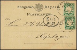 15: Germania - Stati de Baviera - Postal stationery