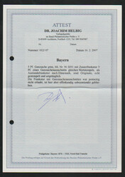 Ganzsachenkarte 5 Pfg. grün mit wertgleichem Ganzsachen-Ausschnitt 5 ...