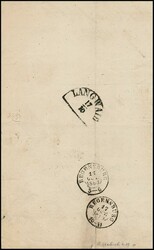 6 Kr. blau, perfektes Exemplar auf vorgedrucktem ...