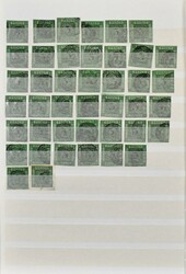 Baden, Mi.-Nr. 6, 3 Kr. schw./grün, 88 ausgesuchte Exemplare, ...