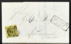 Baden, interessantes Lot mit u.a. Nr. 5, 6(2), 7(2), 8 und 9 je als ...