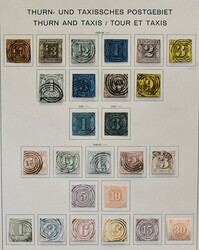 95: l'État souverain allemand de Thurn et Taxis - Collections