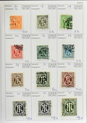Alliierte Bes., Partie inkl. Kontrollrat Nr. 930, 961-62 und Bl. ...