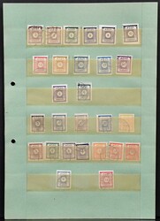 SBZ/DDR, 1945-1969, meist gestempelte Slg. in zwei Alben/Kladden, ab ...