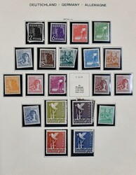 SBZ/DDR, 1948/1964, Slg. mit Allg. Ausgabe (ohne Bl. 6) kpl., meist ...