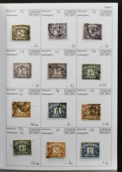 Großbritannien, gestempelter Sammlungsteil der Jahre 1940-59, mit u ...