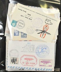 Polarflug-Briefe, meist Antarktis, 1951-2013, 150 versch. Belege mit ...