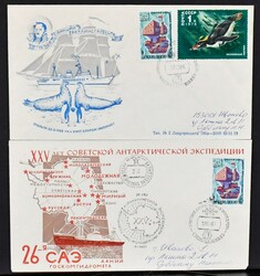 Polarpost, UdSSR, 100 versch. Dienstbriefe 1970-1991, teils mit sehr ...