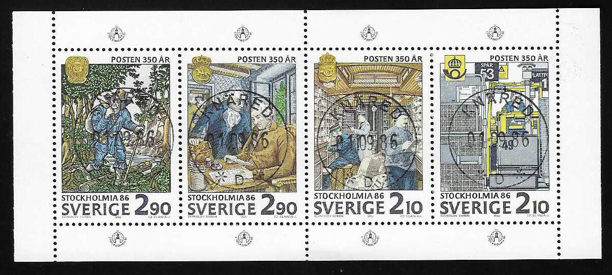 Briefmarken-Ausstellung Stockholm 1986, 1400 (!) ...