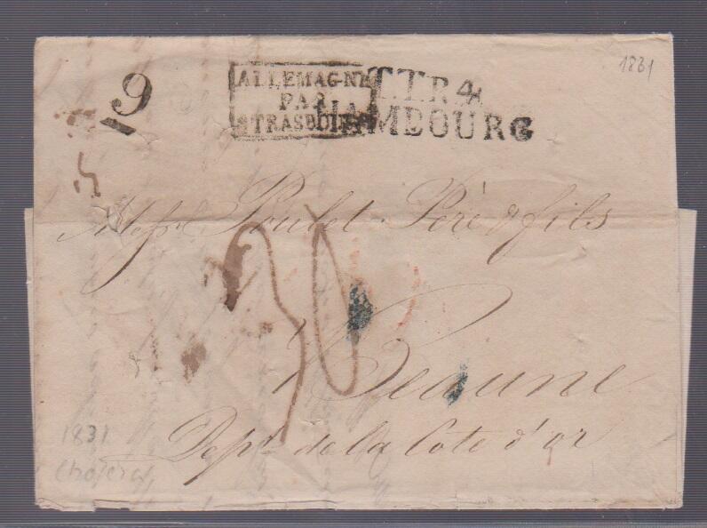 "Gereinigt in Frankfurt", zarter rs. Abschlag des seltenen Stempels ...