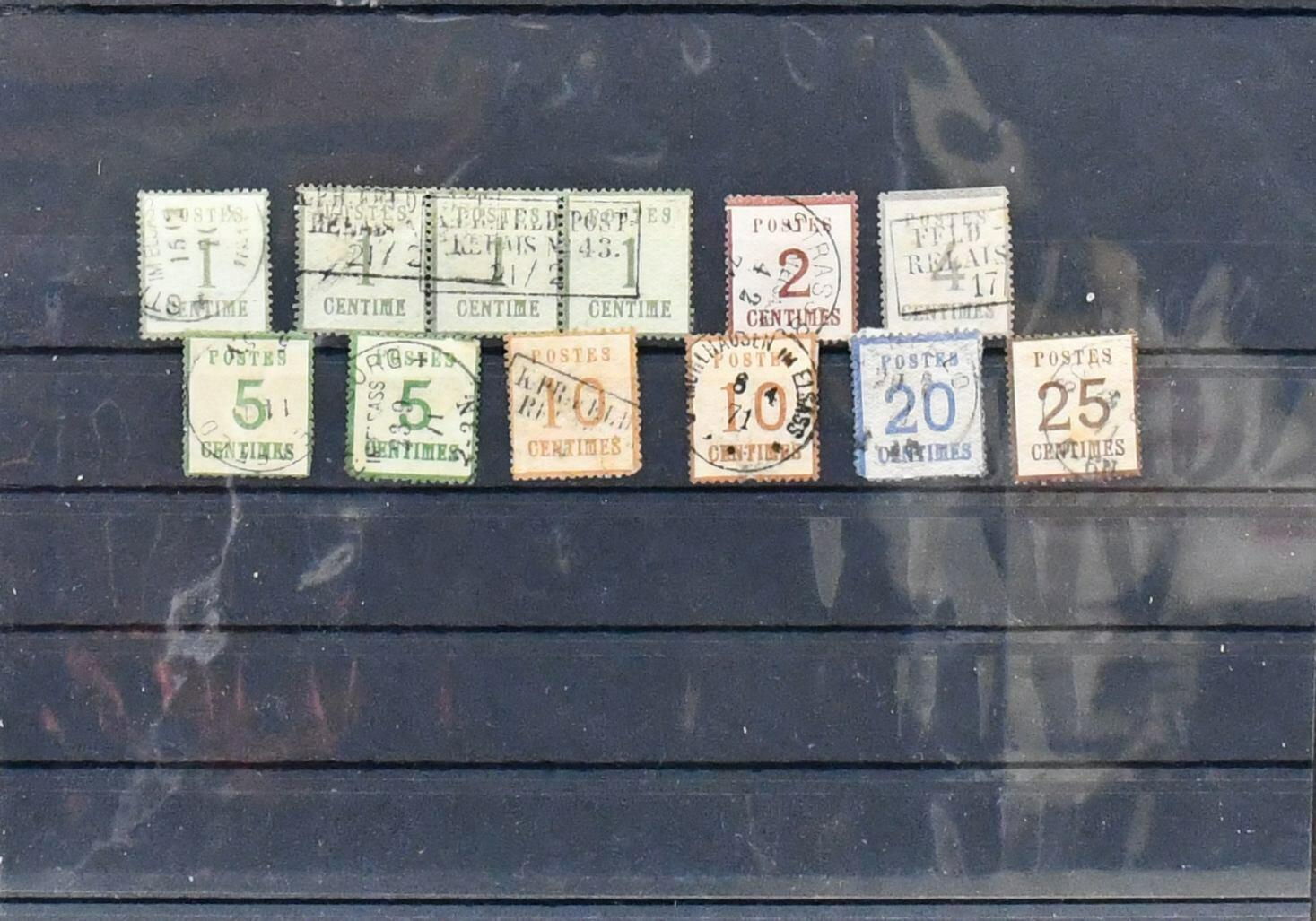 Elsaß-Lothringen, in den Hauptnummern kpl. gest. Slg., dabei ...