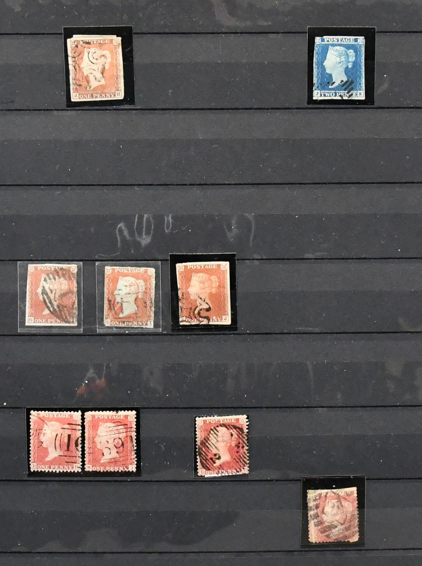 Großbritannien, 1841/1941, gestempelte Zusammenstellung von etwa ...