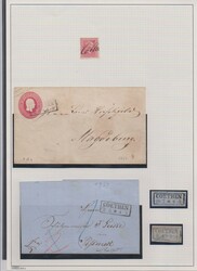 "Coethen", 14 Briefe ab Vorphila, sowie 24 lose Marken (bzw. ...