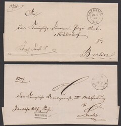 80: Prusia - Cancellations and seals