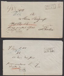 80: Prusia - Cancellations and seals