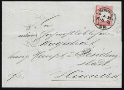 "Berlin C. P.A. 27", K1 je klar auf Orts- und Fernbrief je mit 1 Gr. ...