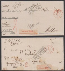 80: l'État souverain allemand de Prusse - Cancellations and seals