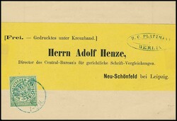 80: l'État souverain allemand de Prusse - Cancellations and seals