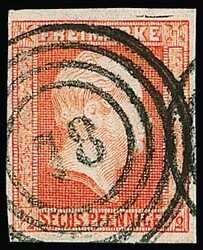 80: Old German States Prussia - Cancellations and seals
