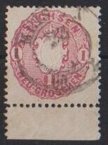 1 Ngr. rosa, drei gestempelte Randstücke, zwei Briefstücke, einmal ...