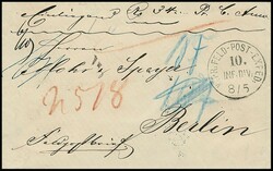 142: WWI以前の野戦郵便