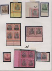 Zweite Ausgabe, zumeist postfrische, etwas ungebrauchte ...