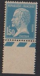 50 C. Säerin und 1,50 Fr. Pasteur, sog. "Marseille-Fälschungen" zum ...