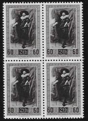 Gemälde in postfrischen Viererblöcken, Mi. 200,-Automatically ...