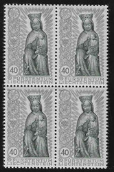 Marianisches Jahr in postfrischen Viererblöcken, Mi. 260 ...
