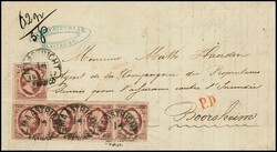 10 C. rosa, breitrandiges Luxusstück mit idealem HK "Maastricht" auf ...