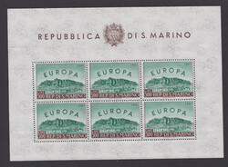 CEPT-Kleinbogen 1960 und 1961 postfrisch, Mi. 211,-