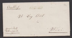 "Althäusern", Schrägschrift-L1 in schwärzlichblau auf zwei ì ...