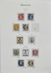 Hannover, relativ kpl. Slg. in untersch. Erh. auf ...
