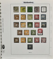 100: Old German States Wurttemberg - Collections