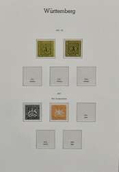 100: Old German States Wurttemberg - Collections