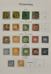 100: Old German States Wurttemberg - Collections