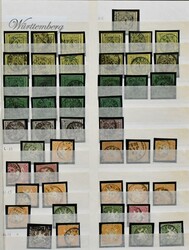 100: Old German States Wurttemberg - Collections