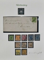 100: Old German States Wurttemberg - Collections