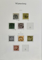 100: Old German States Wurttemberg - Collections