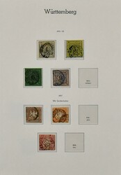 100: Old German States Wurttemberg - Collections
