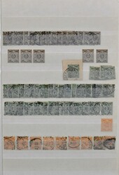 Württemberg, Partie von etwa 1500 postfr./ungebr. und gest. Werten ...