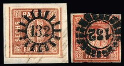 15: l'État souverain allemand de Bavière - Cancellations and seals