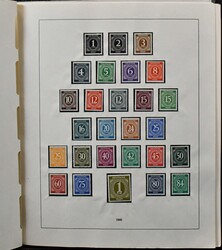 Westzonen, umfangreiche Slg. im alten Vordruckalbum, mit vielen, ...