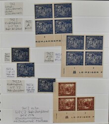 Gemeinschaftsausgabe, postfr. und gest., vielfach spezialisierte ...