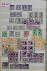 Gemeinschaftsausgabe/Bizone, Zusammenstellung von 1200 Werten, mit ...