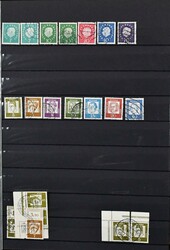 Bund/Berlin, Dauerserien, Partie ab Posthorn, dabei u.a. postfr. ...