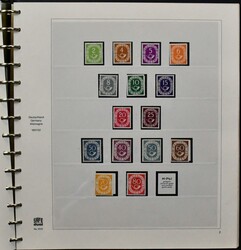Bund, 1949-1990, hauptsächlich postfr. Slg. in drei SAFE-Bänden, ...