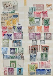 Bund, 50er Jahre, Zusammenstellung besserer Werte ab mehrfach Nr. ...